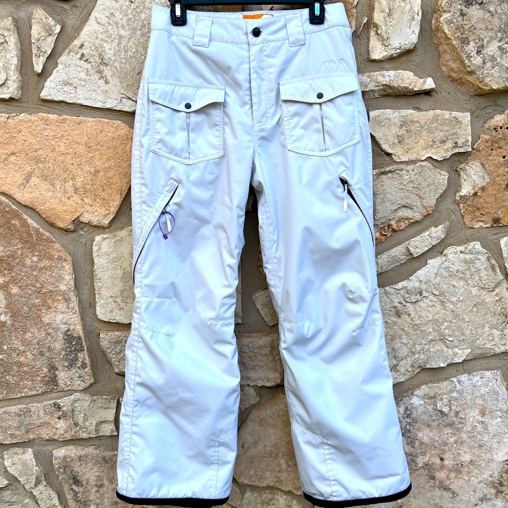 Orage Youth Ski Snowboard Pants Size 14 White